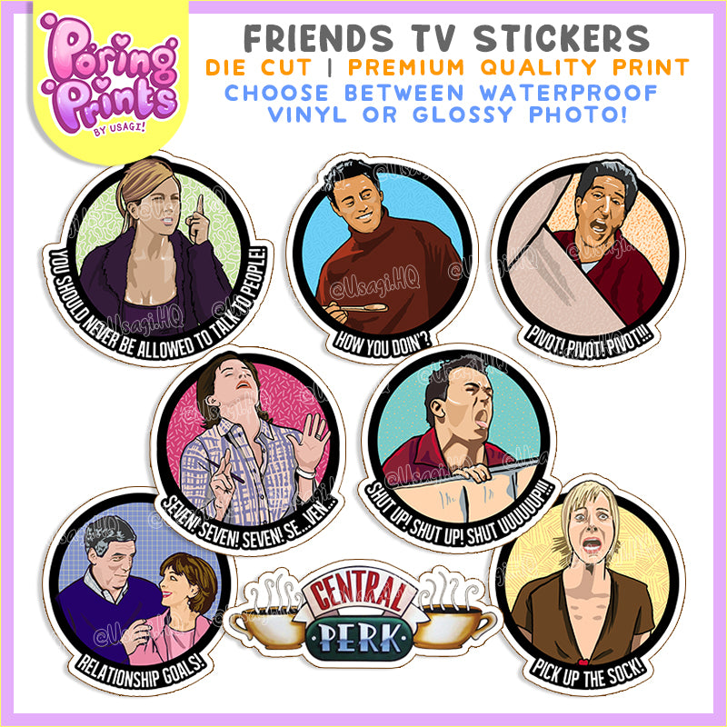 Die Cut Stickers | Friends TV Ver. 2