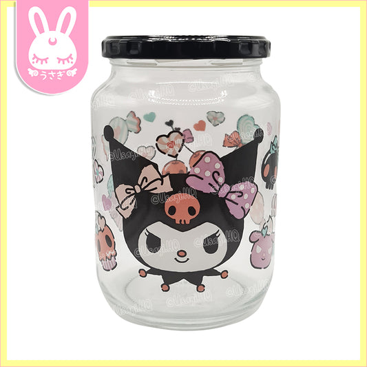 Kuromi Authentic Glass Mason Jar