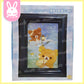 Rilakkuma & Chairoikoguma Beautiful Framed Starry Night Deco Wall Clock