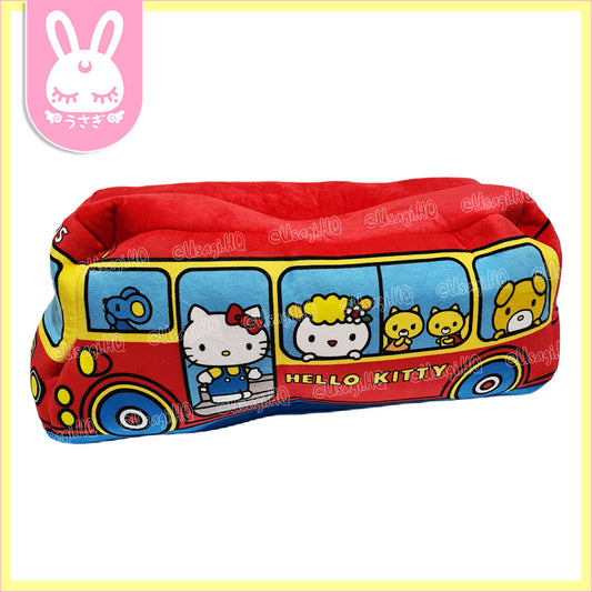 Sanrio Characters Premium School Bus Jumbo Plush Tissue Holder