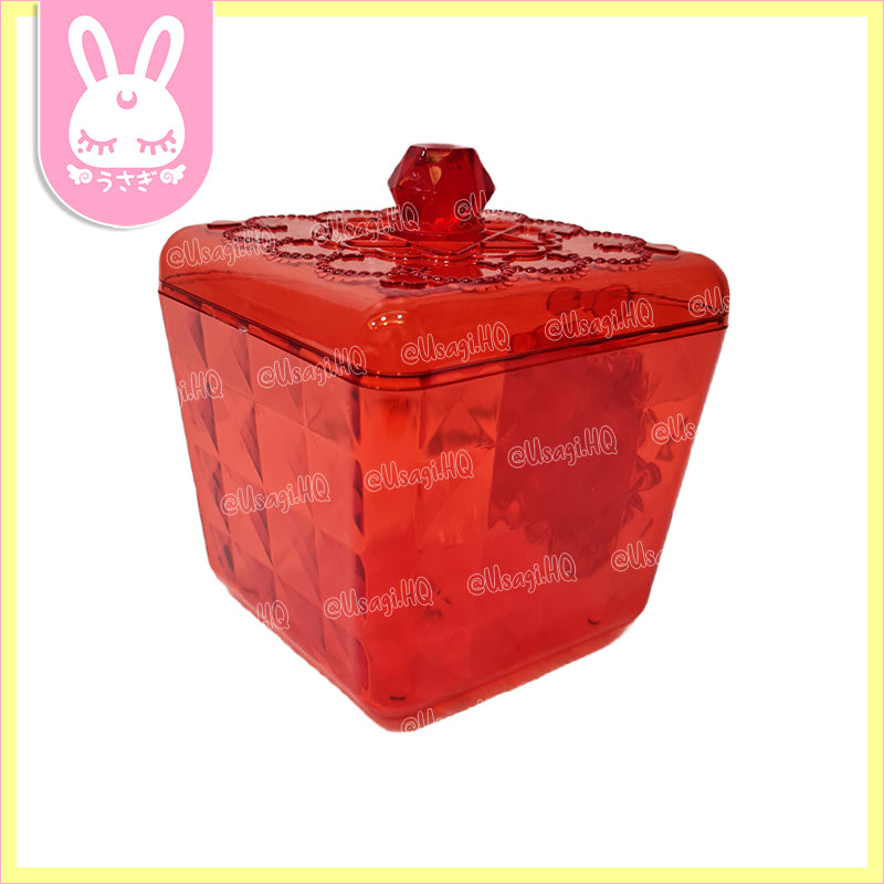 Rilakkuma Kawaii Strawberry Diamond Acrylic Canister