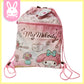 My Melody Authentic Water-Resistant Drawstring Backpack