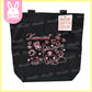 Kuromi Licensed Pink Foil Graphic Tote Bag