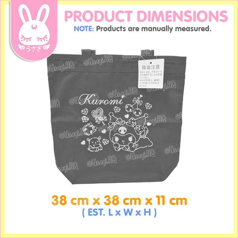 Kuromi Licensed Pink Foil Graphic Tote Bag
