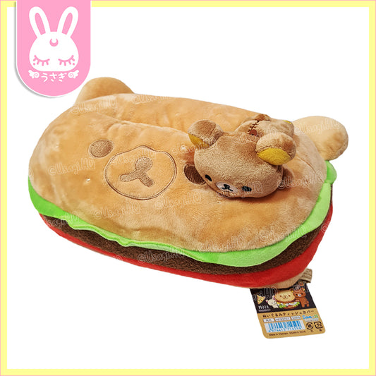 Rilakkuma Hamburger Deli Plush Tissue Holder | 28cm