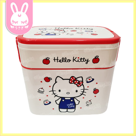 Hello Kitty French Color Large 3-Layered Bento Box Set