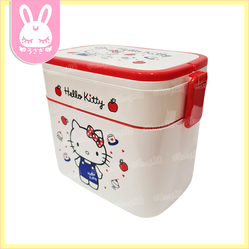 Hello Kitty French Color Large 3-Layered Bento Box Set