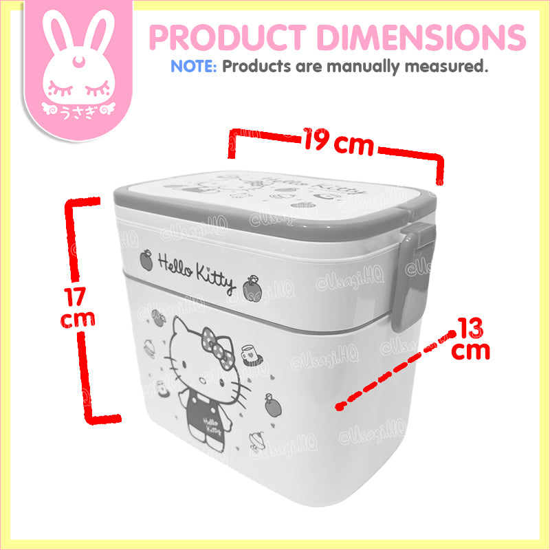 Hello Kitty French Color Large 3-Layered Bento Box Set