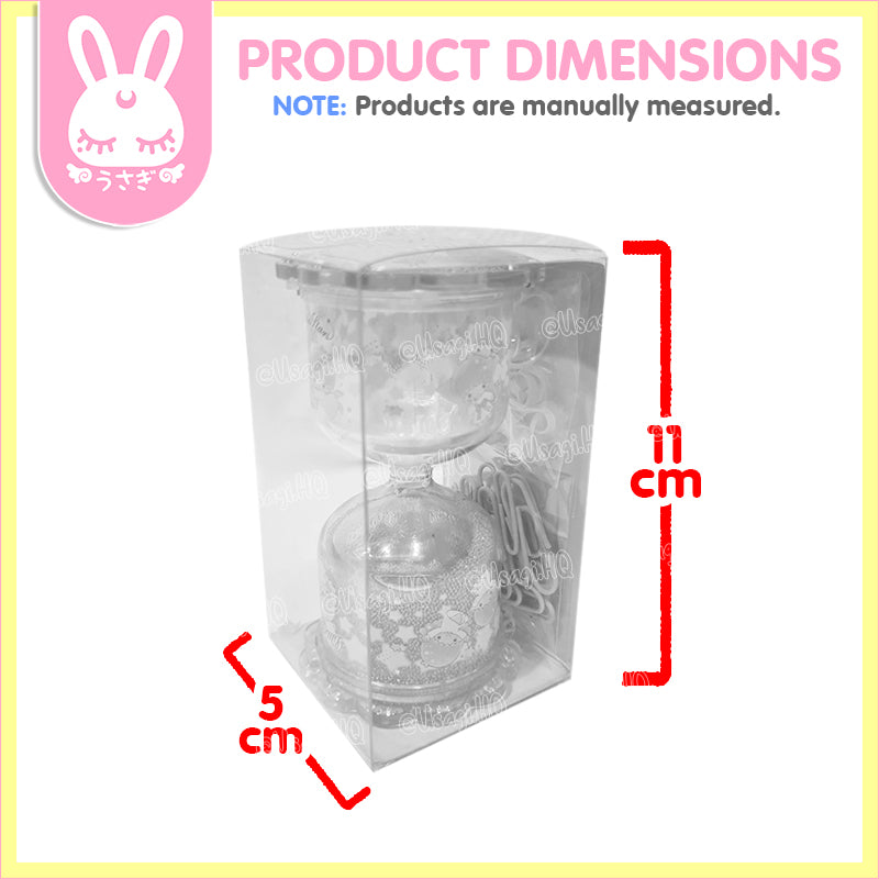 Little Twin Stars Licensed Kawaii Acrylic Hourglass Clips & Trinkets Holder