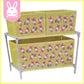 Hello Kitty Usamimi 2-Tier 3-Box Storage Shelf