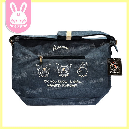 Kuromi Authentic Classic Denim Tote Bag