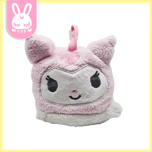 Kuromi Hanging Loop Plush Towel