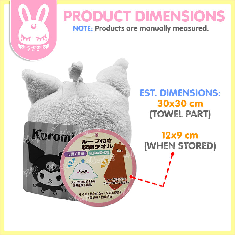 Kuromi Hanging Loop Plush Towel