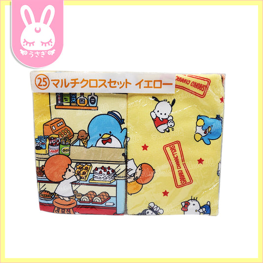Sanrio Characters Cafe Set of 2 Face Towels