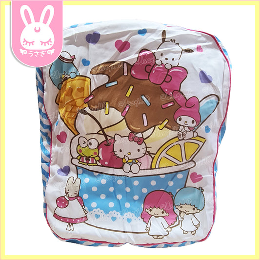 Sanrio Characters Jumbo Ice Cream Sundae Cushion | 50cm