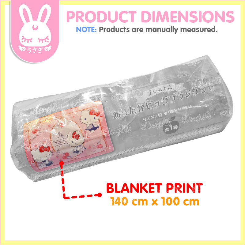 Hello Kitty Sweet Roses Premium Warm Fluffy Blanket