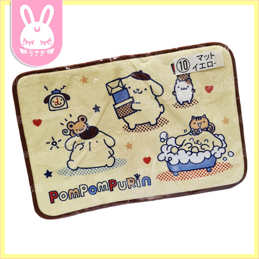 Pompompurin Daily Routine Soft Plush Floor Mat