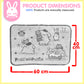 Pompompurin Daily Routine Soft Plush Floor Mat