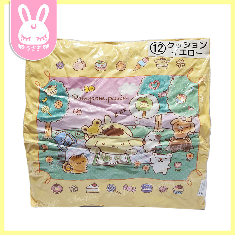 Pompompurin Sweets Series Square Pillow (Yellow) | 30cm
