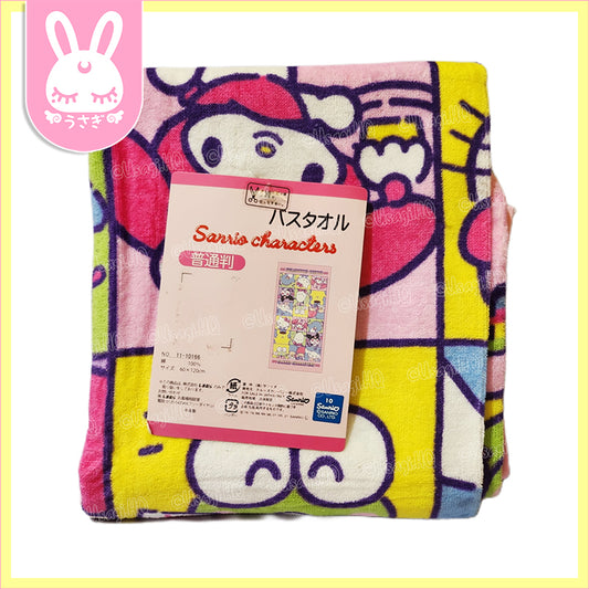 Sanrio Characters Kawaii Colorful Beach Bath Towel