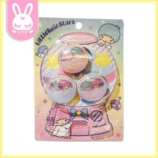 Little Twin Stars Authentic 3-Piece Bubble Clips Set