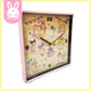 Sanrio Characters Pastel Carnival Square Wall Clock