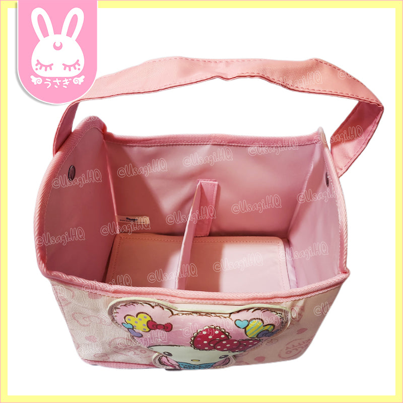 Hello Kitty Kawaii Puffy Foldable Cosmetics Basket
