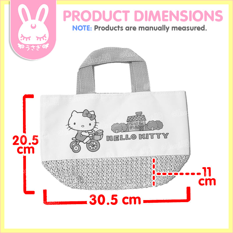 Hello Kitty x Lawson Collaboration Basket-Style Handbag | Blue