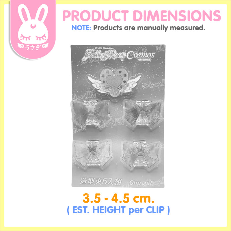 Sailor Moon Cosmos Acrylic Clips Set | Brooch & Bows