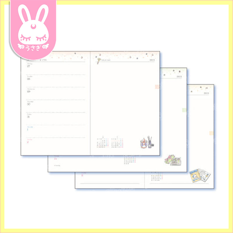 Sailor Moon 2023 Make-Up! Schedule Notebook | Pink & Navy