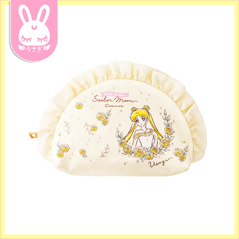 Sailor Moon Cosmos x 3Coins Collaboration Dainty Ruffled Pouch | Usagi & Chibiusa