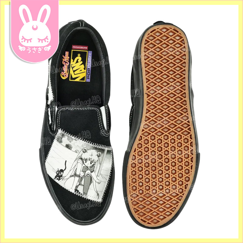 Sailor Moon x VANS by Lizzie Armanto Men s Skate Slip On MN US7 Usagi Crafts