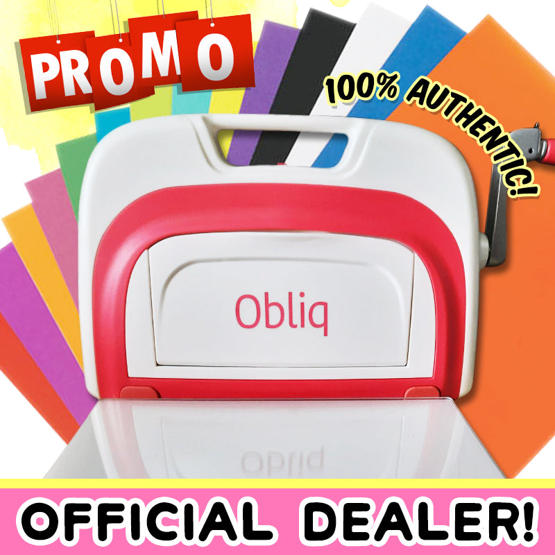 OBLIQ Manual Die-Cutting & Embossing Machine + FREE Starter Pack!