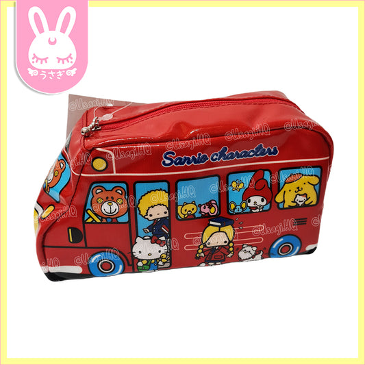 Sanrio Characters Premium School Bus Pen Case